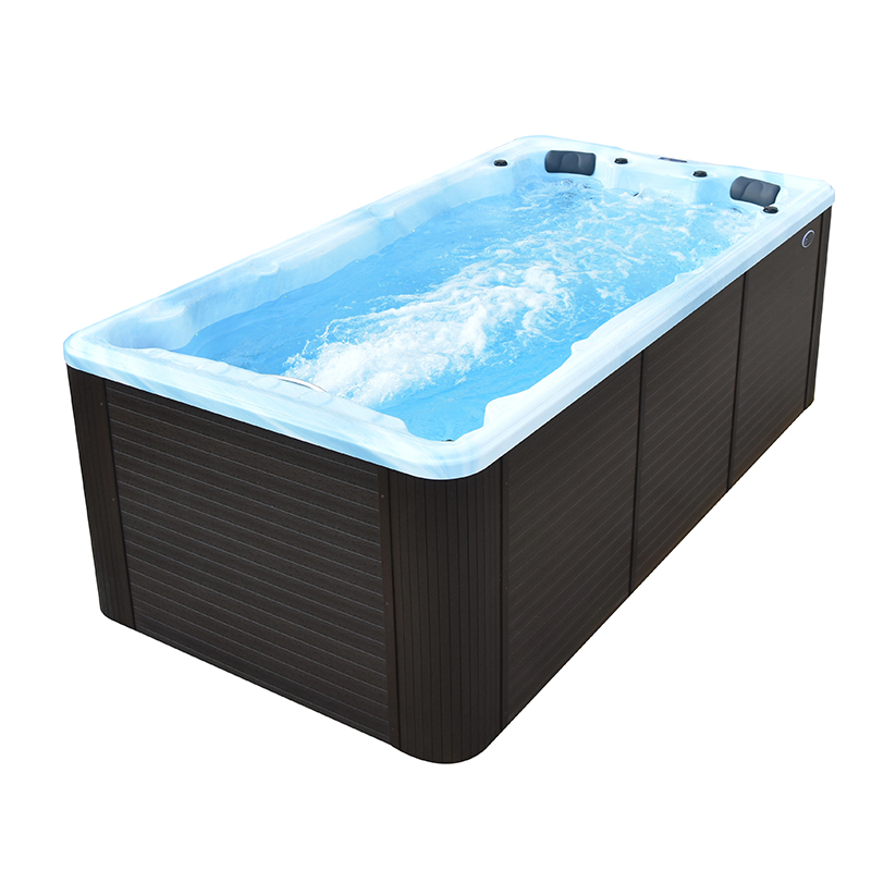 BG-6602 Best price 6m endless swimming pool outdoor swimspa 