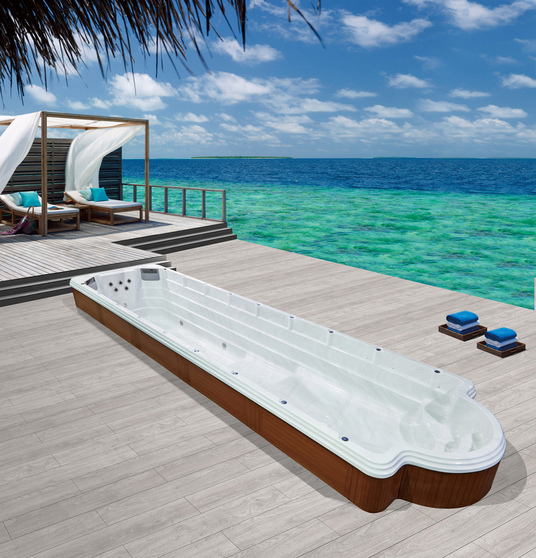 BG-6618 Acrylic outdoor above ground pool fiberglass ship spa swimming pool