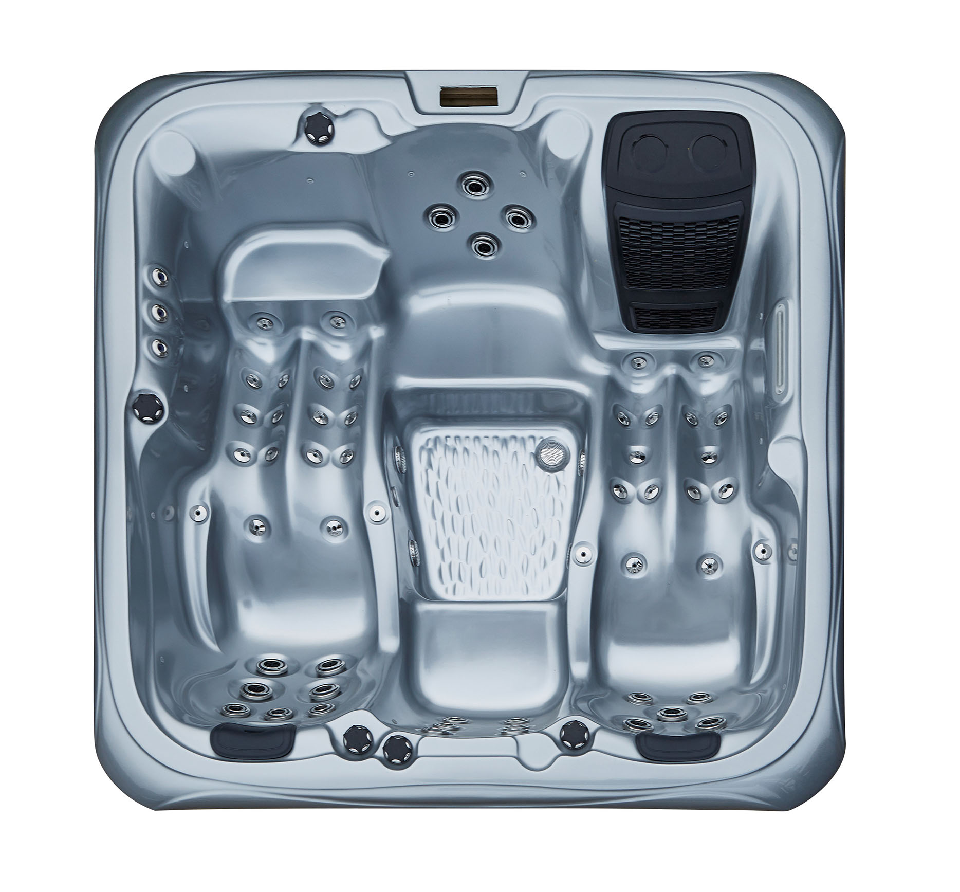 BG-8893 Portable Beautiful Hot Tub Hydro Spa with 2 Loungers 