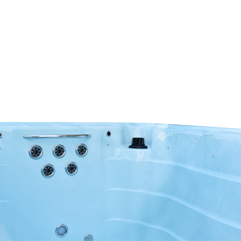 BG-6602 Best price 6m endless swimming pool outdoor swimspa 