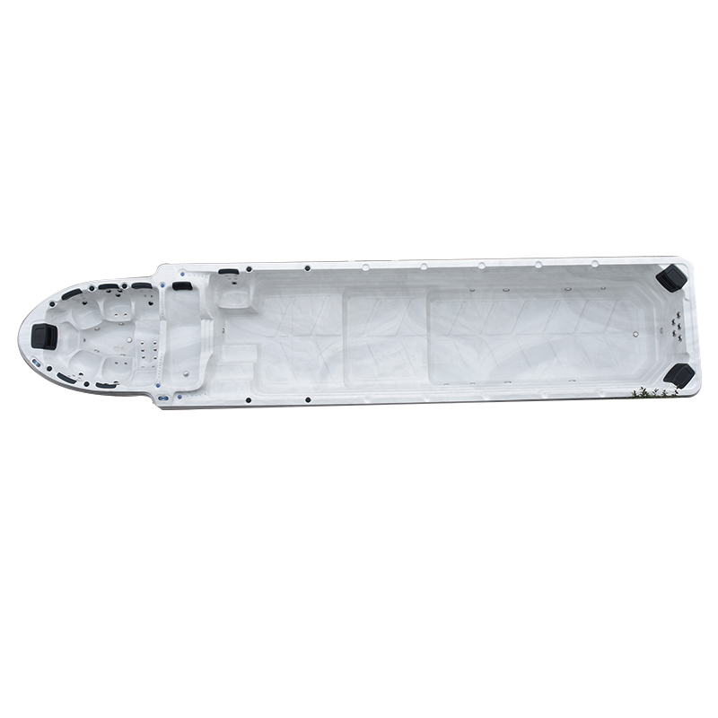 BG-6617 New Design 12 Meters Acrylic Swimming Pool Outdoor Swim Spa with Cover