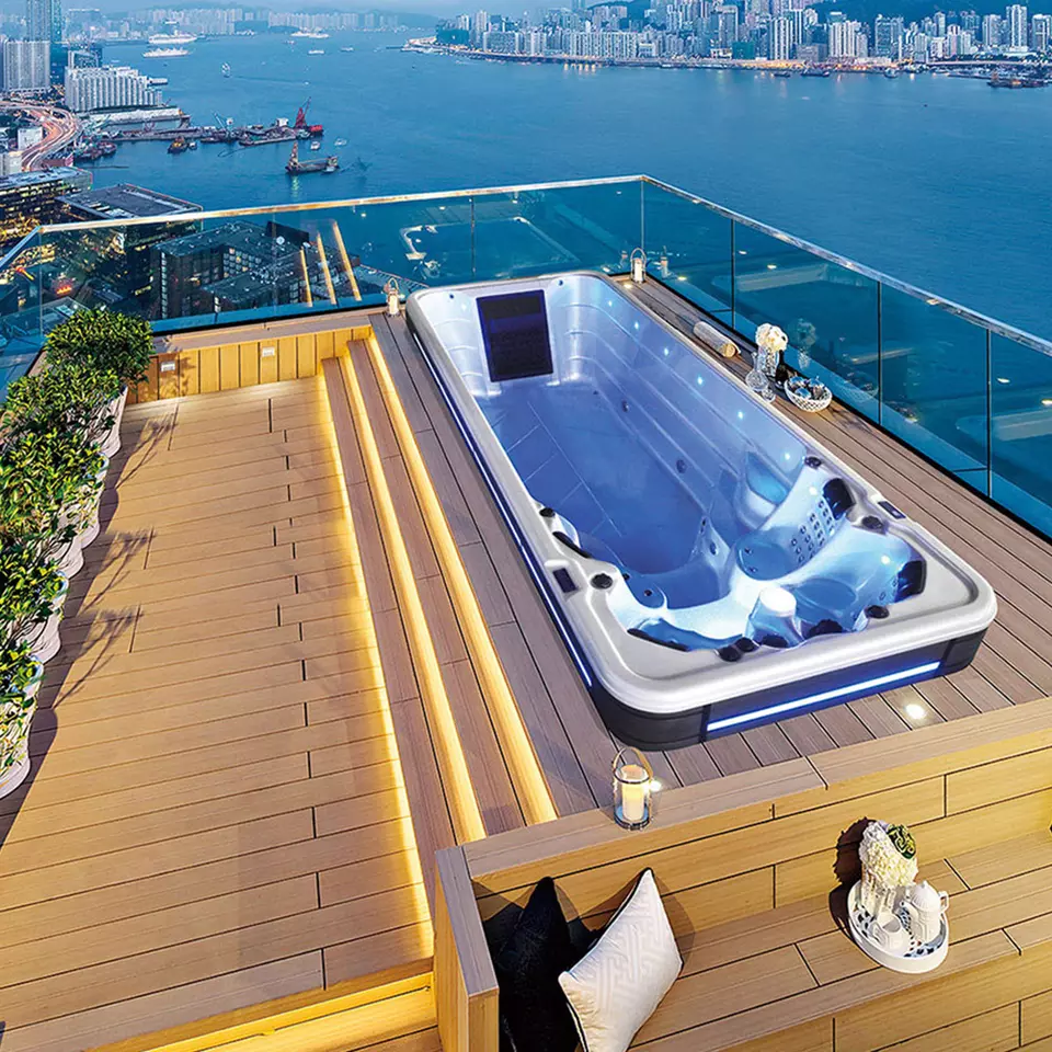 BG-6608 Outdoor Garden Jacuzzi with CE SAA Certificates Outdoor Spa Swimming Pool