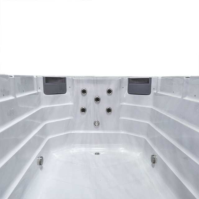 BG-6617 New Design 12 Meters Acrylic Swimming Pool Outdoor Swim Spa with Cover