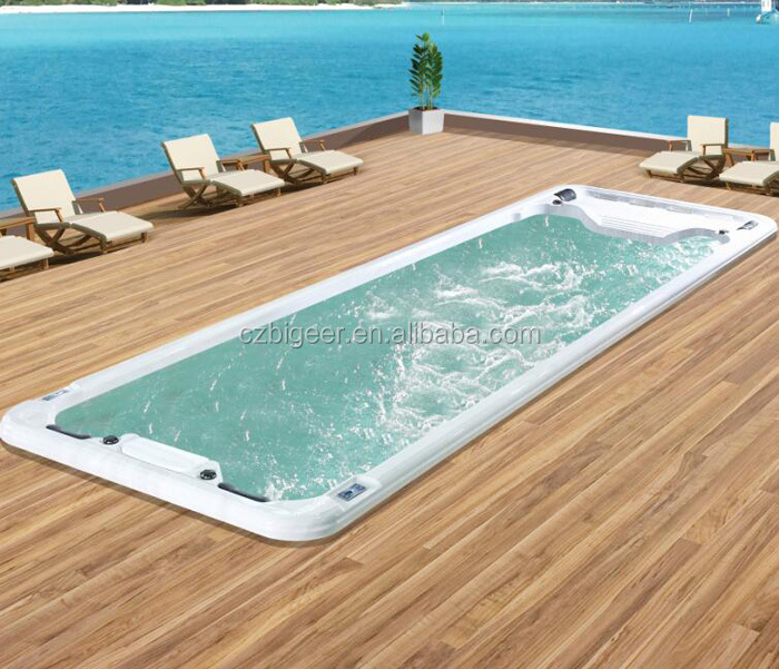 BG-6612 New design outdoor freestanding acrylic hydro massage pool