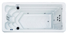 BG-6603 Bigeer new design Balboa system swimming pool spa bathtub round hot tub with overflow system 