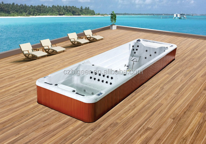 BG-6612 New design outdoor freestanding acrylic hydro massage pool